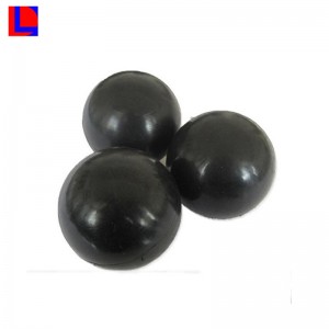 Mingea de cauciuc EPDM SBR NBR solid negru la comandă
